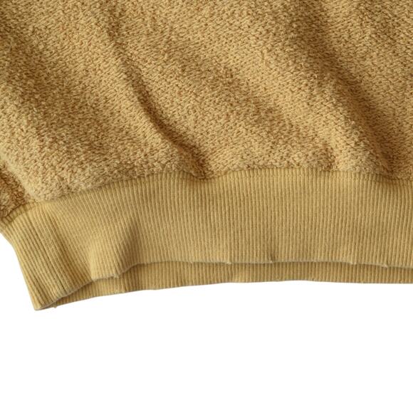 Free People We The Free Brown Striped Palo Alto Pullover Cropped Sweatshirt XS - Picture 5 of 8